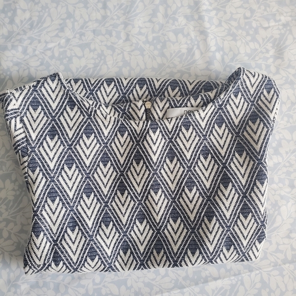 Bundle: Next Women's Short Sleeves White Blue Glitter Blouse UK 6 Made In Turkey - Picture 8 of 10